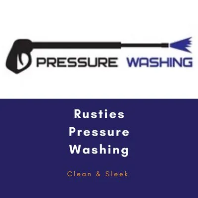 Rusties Pressure Washing/Lawn Care Logo