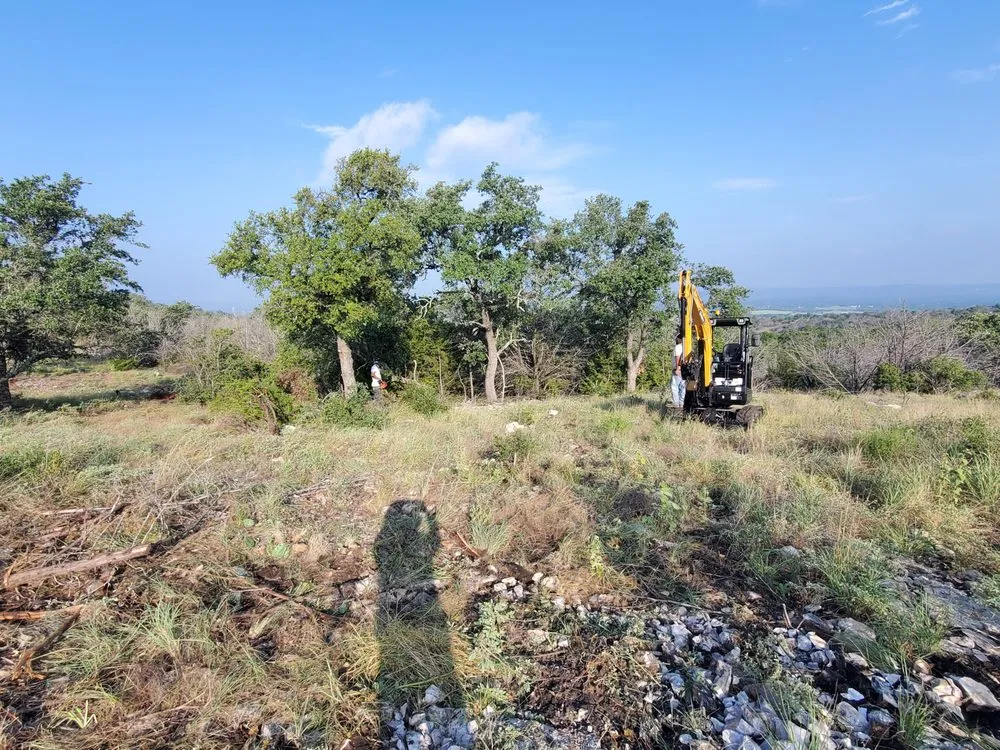Local residential landscaping for homes in Bertram, TX by Rusty Crain Concrete & Excavation