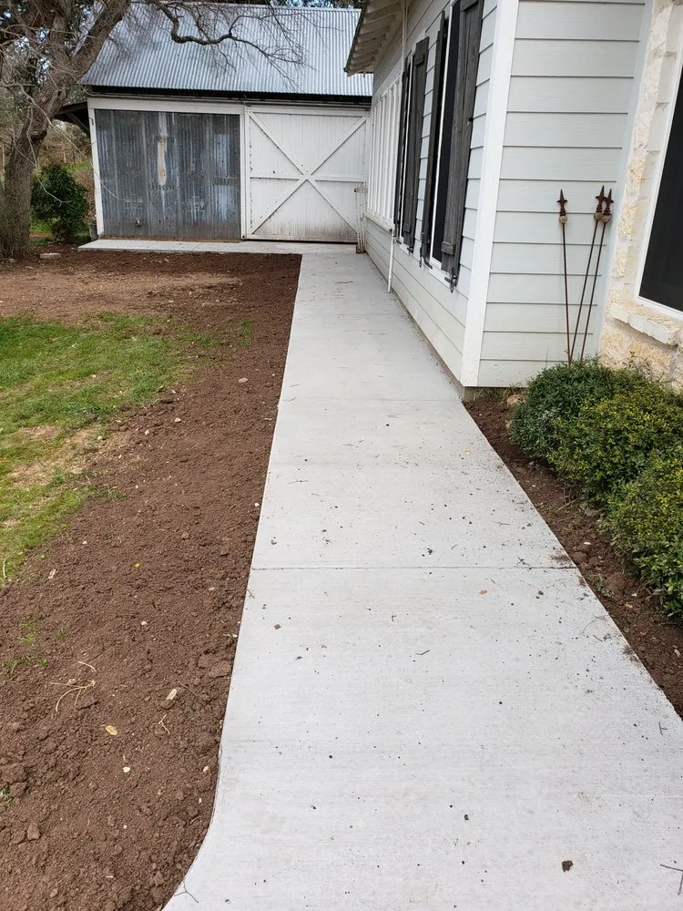 Local lawn care service for homes in Bertram, TX by Rusty Crain Concrete & Excavation