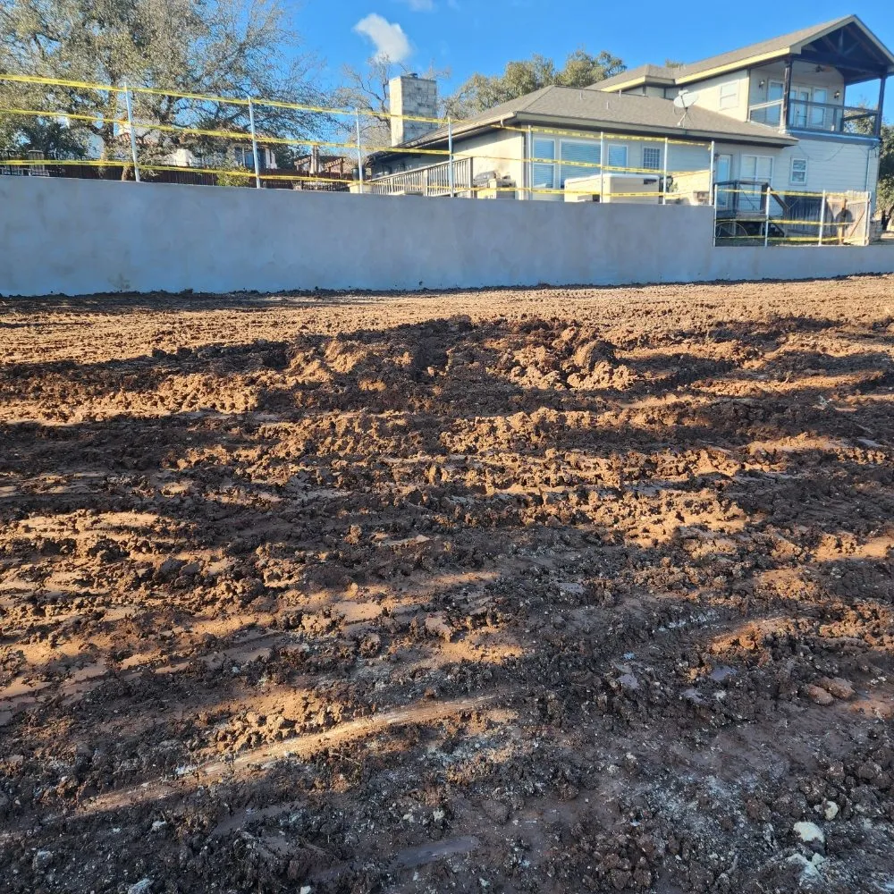 Expert garden landscaping in Bertram, TX by Rusty Crain Concrete & Excavation