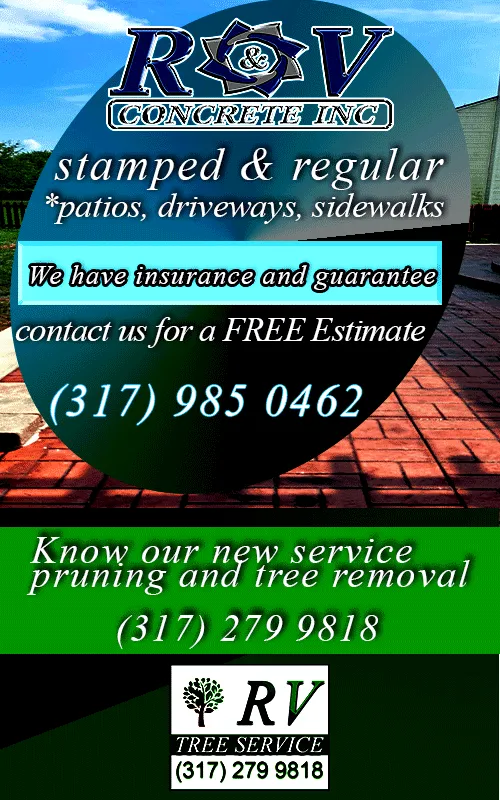 Local landscape design in Brownsburg, IN - R&V Concrete