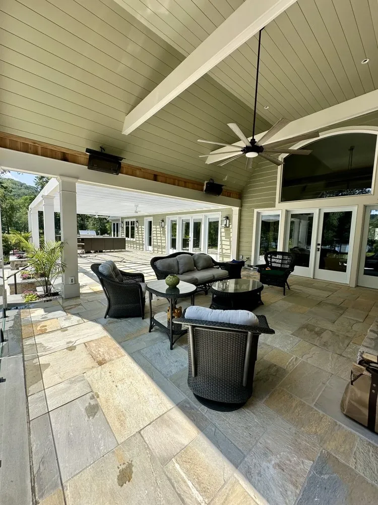 Custom landscaping services for outdoor upgrades in Pompton Lakes, NJ by RVG Landscape & Design