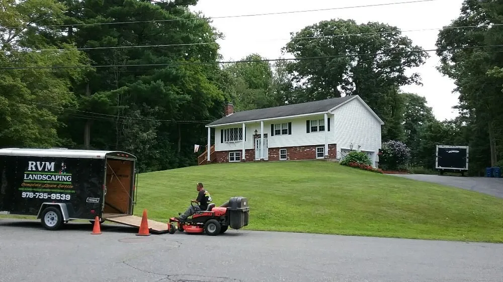 Expert landscape installation in Billerica, MA by RVM Landscaping & Snow Removal