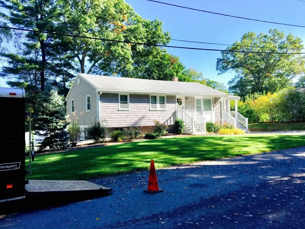 Custom landscape installation in Billerica, MA - RVM Landscaping & Snow Removal