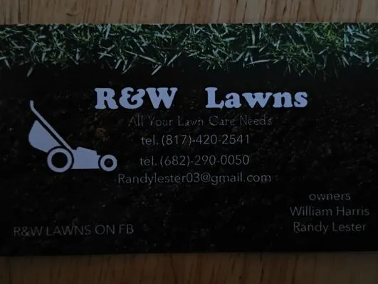 R&W Lawns Logo