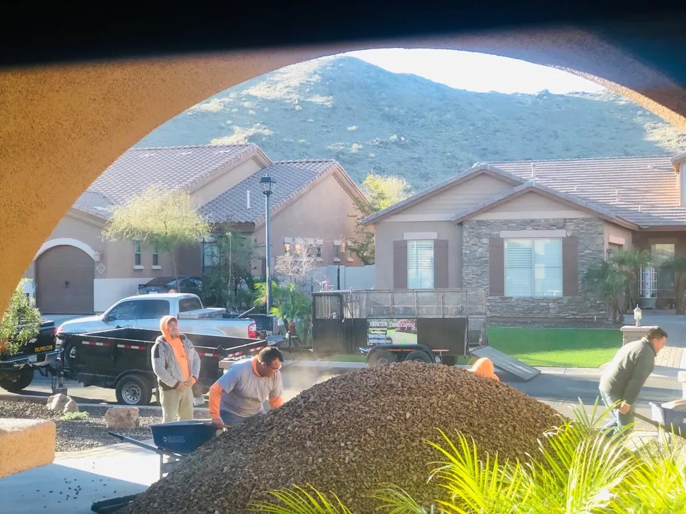 Custom landscape design in Phoenix, AZ by RX Landscape