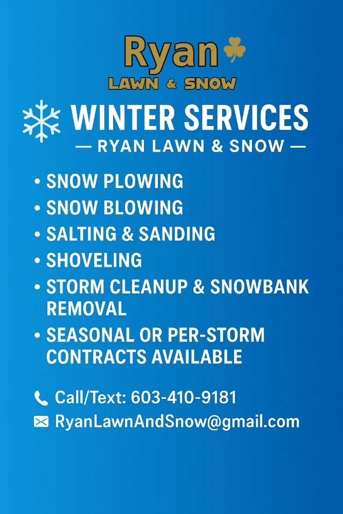 Top-rated lawn mowing service in Gilford, NH by Ryan Lawn & Snow