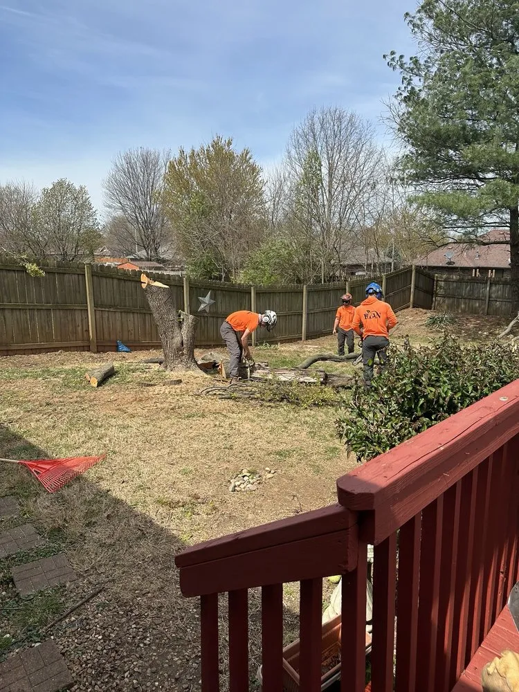 Local yard maintenance with custom design in Springfield, MO by Ryan Lawn & Tree