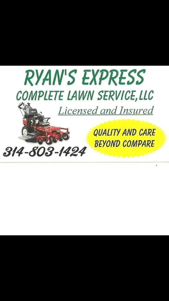 Affordable lawn mowing service with custom design across Ellisville, MO - Ryan's Express Complete Lawn Service