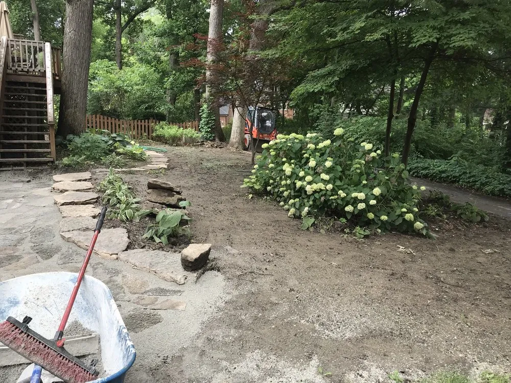 Custom garden landscaping in Lisle, IL - Ryan's Landscape