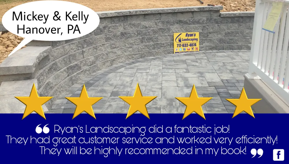 Custom outdoor landscaping for outdoor upgrades in Hanover, PA by Ryan's Landscaping