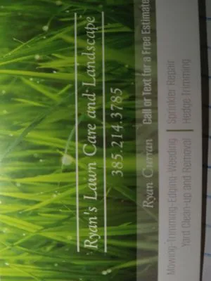 Ryan's Lawn Care And Landscape Logo