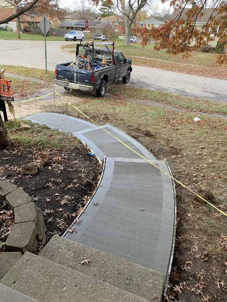 Custom residential landscaping in Cincinnati, OH - Ryan's Sidewalk and Patio Repair