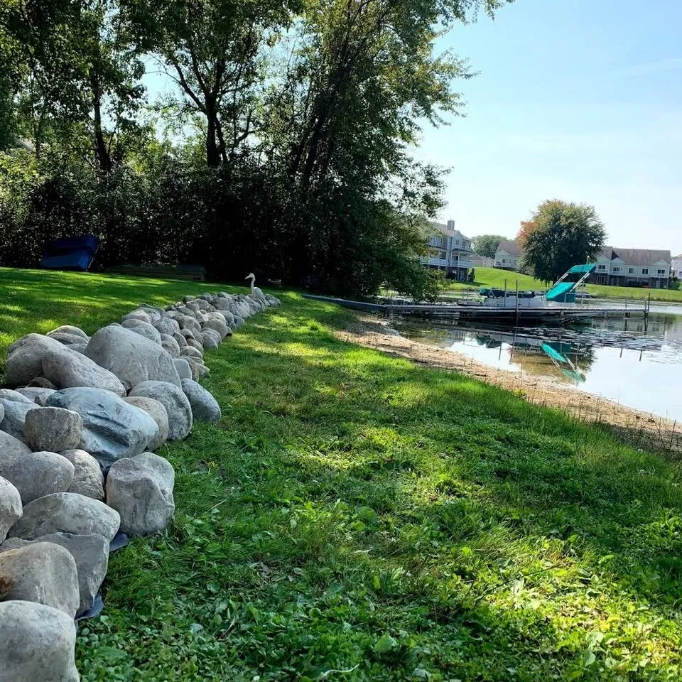 Custom residential landscaping for beautiful yards in Howell, MI by Ryder's Lawn and Landscape