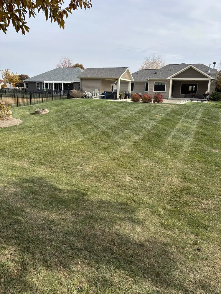 Custom outdoor landscaping for residential properties in Sherman, IL by Ryders Lawn Care