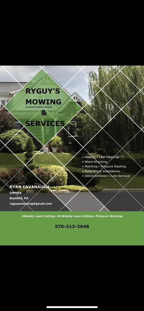 Local garden landscaping experts serving Bushkill, PA - RyGuy’s Mowing & Services