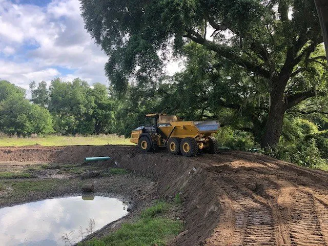 Local outdoor landscaping in Dade City, FL by Ryker Services Land Clearing