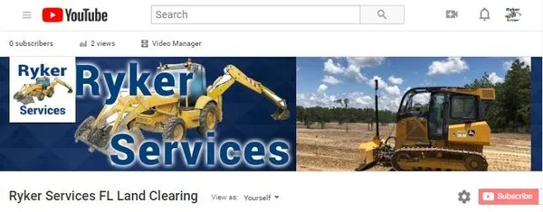 Ryker Services Land Clearing Logo