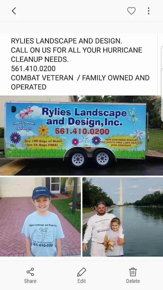 Trusted garden landscaping experts serving Riviera Beach, FL - Rylies Landscape & Design