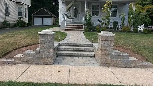 Reliable lawn mowing service for residential properties in Plainfield, NJ by Rynos Landscaping & Masonry