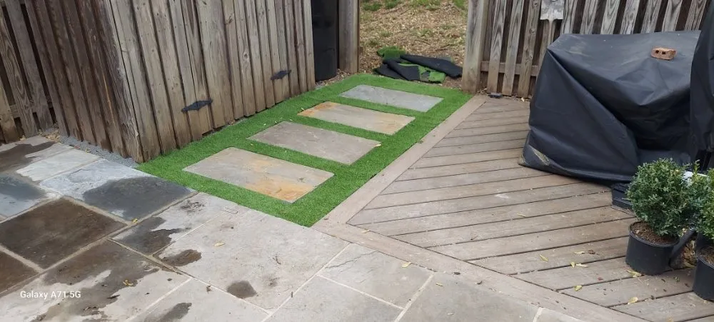 Custom yard cleanup service for outdoor upgrades in Alexandria, VA by RZ & P Landscaping