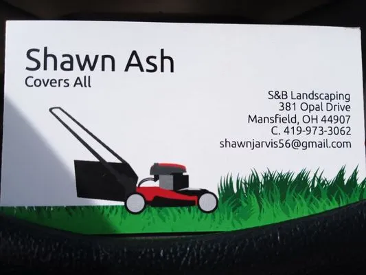 S & B Landscaping Logo