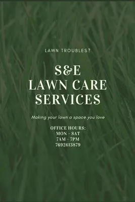 S & E Lawncare Services Logo