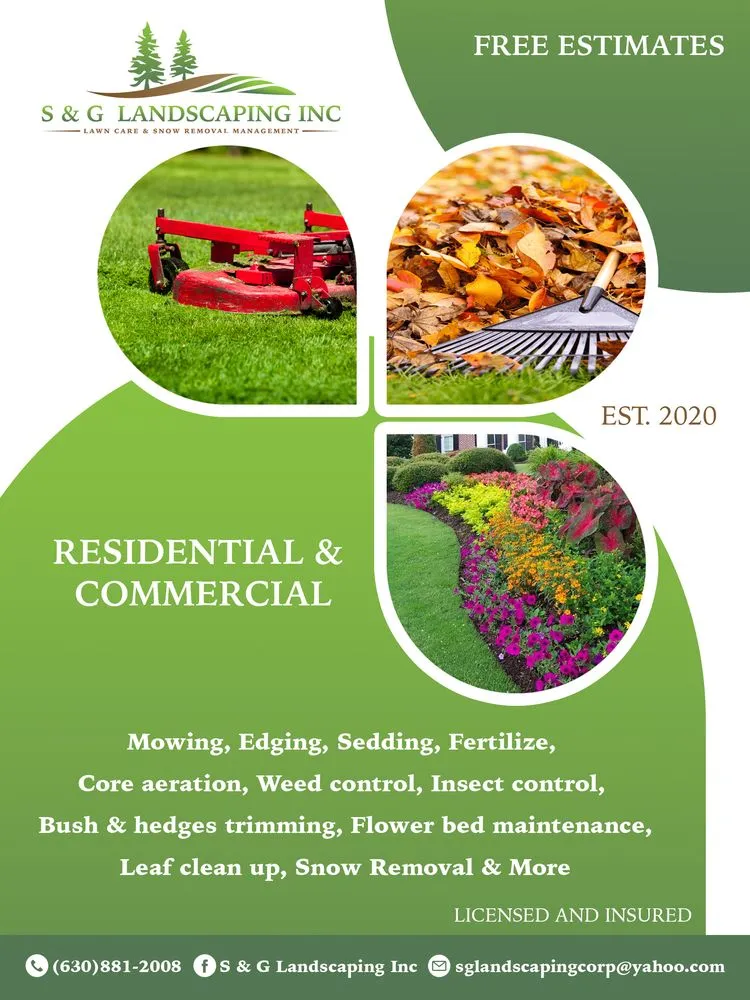 Affordable lawn care service experts serving Aurora, IL - S & G Landscaping