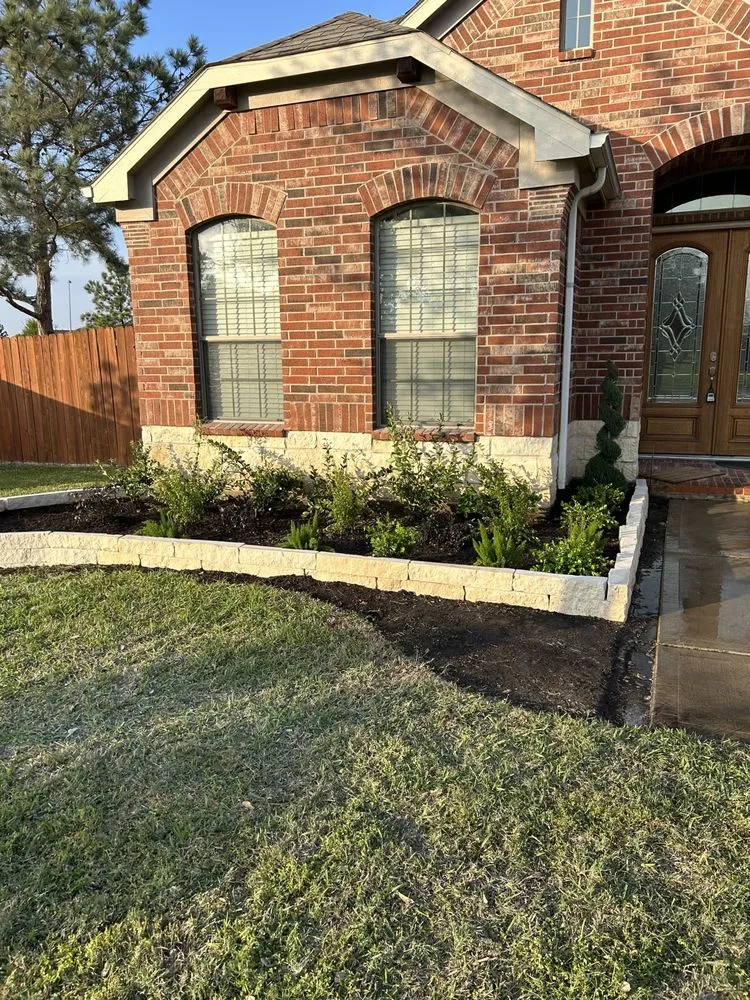 Reliable garden landscaping for homes in Brookshire, TX by S & H Yard