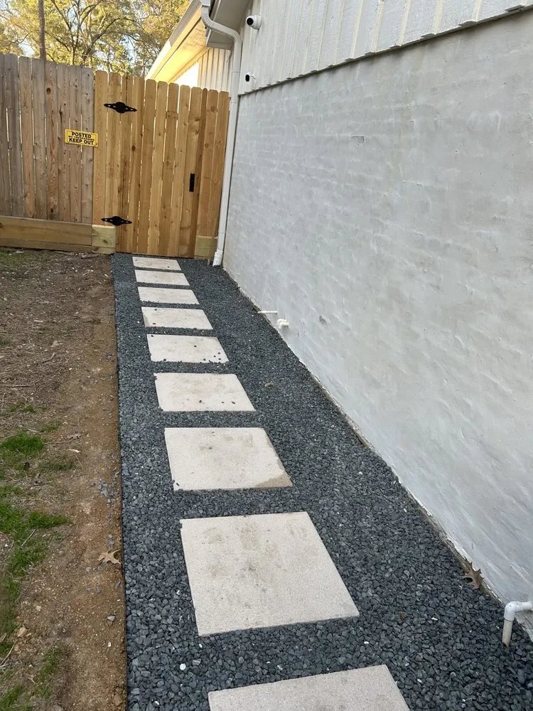 Local landscape installation in Brookshire, TX by S & H Yard