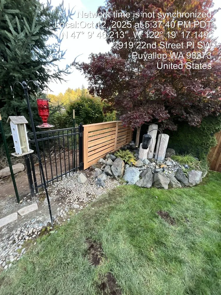 Custom outdoor landscaping in Spanaway, WA by S & J Landscaping & Construction