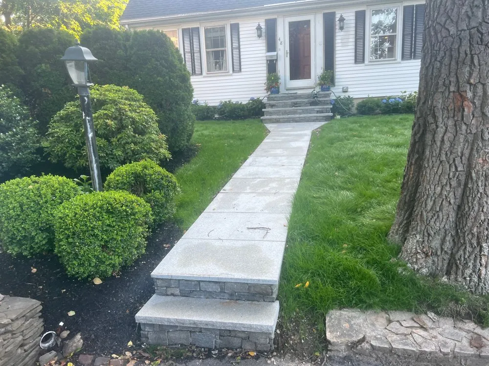 Affordable garden landscaping in Holbrook, MA by S & M Tree Services
