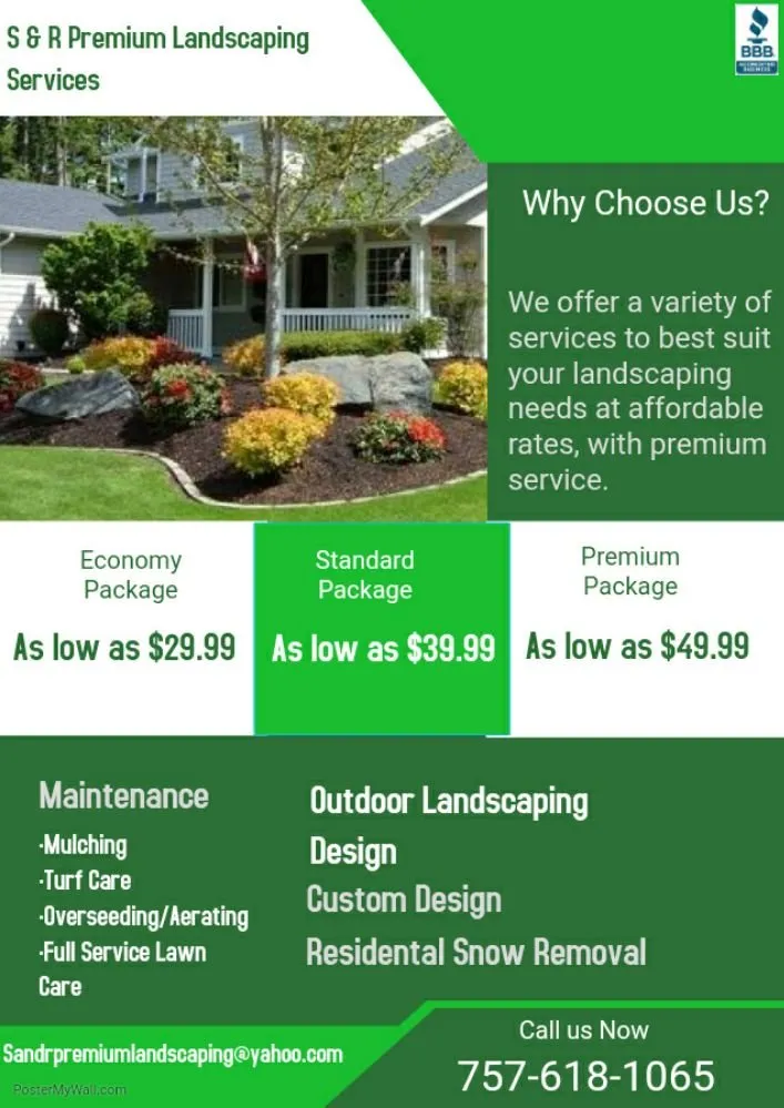 Reliable landscape design for year-round maintenance in Suffolk, VA by S & R Premium Landscaping Services