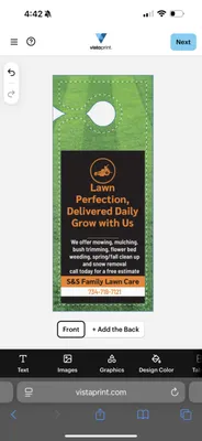 S & S Family Lawn Care Logo