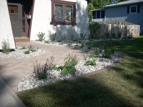 Professional garden landscaping for residential properties across Fargo, ND - S & S Landscaping