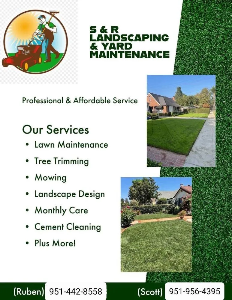 Affordable lawn care service in Perris, CA by S and R Landscaping