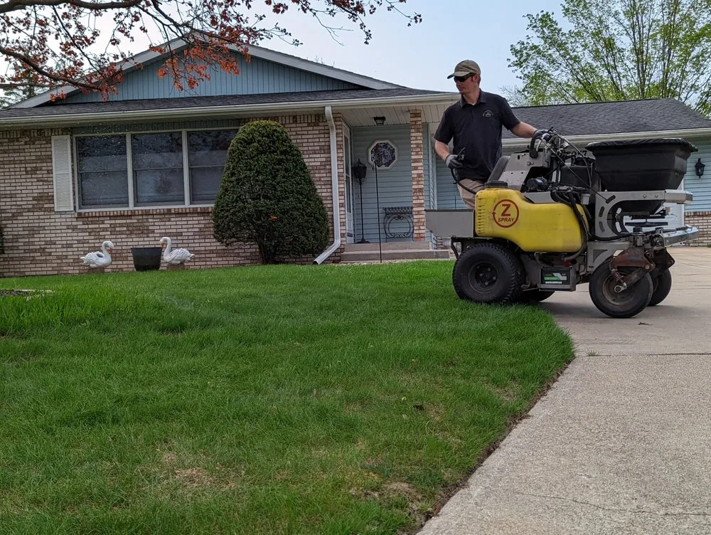 Professional lawn care service for residential properties in Saginaw, MI by S Imperial Services