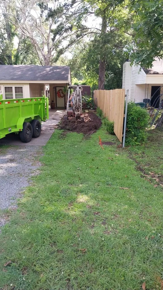 Local yard cleanup service with custom design in Monroe, LA by S n S Concrete and Flowerbed
