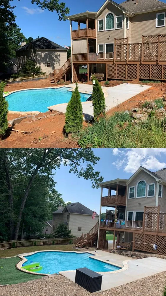 Affordable residential landscaping for homes in Alpharetta, GA by S O S Job Needs