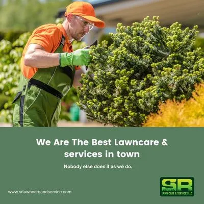 S R Lawn Care & Services Logo