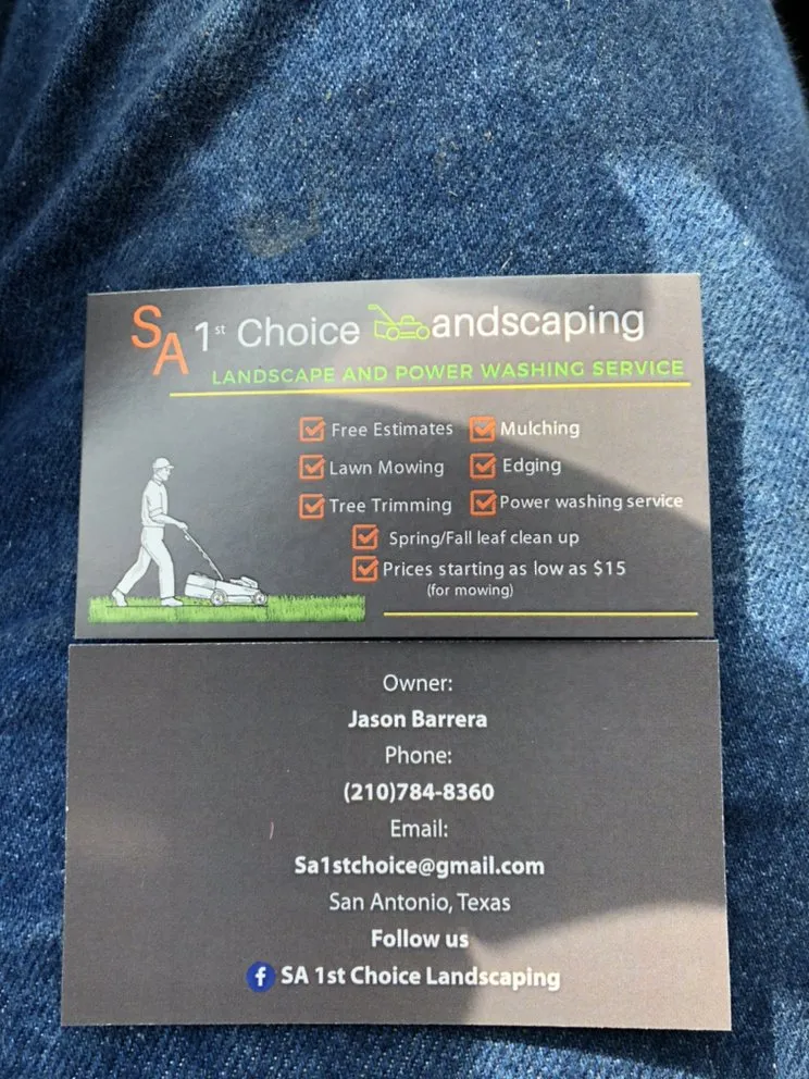 Trusted outdoor landscaping experts serving San Antonio, TX - SA 1st Choice Landscaping