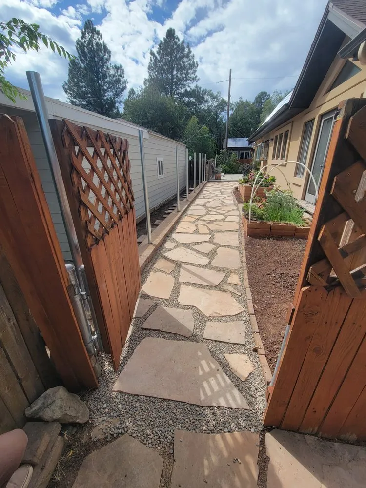 Professional lawn care service in Flagstaff, AZ by S&A Hardscapes