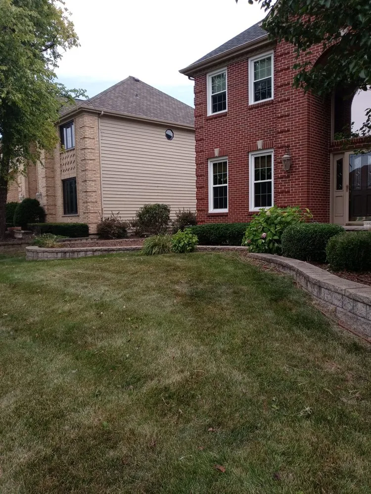Local lawn mowing service with custom design in Aurora, IL by S&A Landscaping
