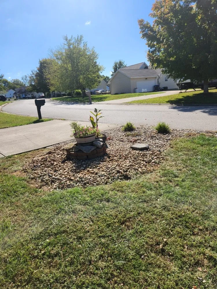 Custom residential landscaping in Bloomington, IN by Saac Of All Trades