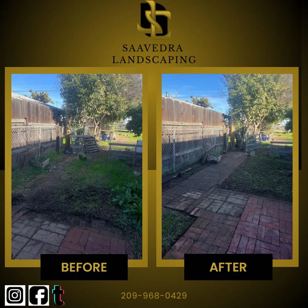 Expert lawn mowing service in Modesto, CA by Saavedra Landscaping