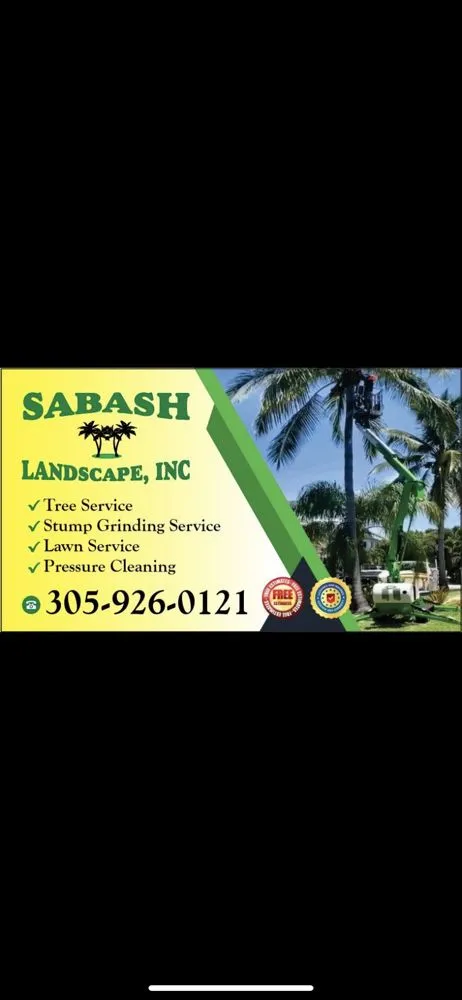 Trusted landscaping services in Miami Gardens, FL - Sabash