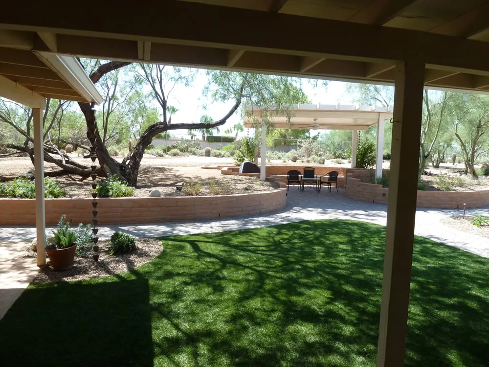 Custom landscape design for beautiful yards across Tucson, AZ - Saber Landscapes