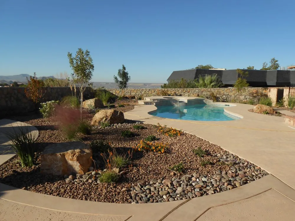 Local landscape installation in El Paso, TX - Sabina Signature Landscapes