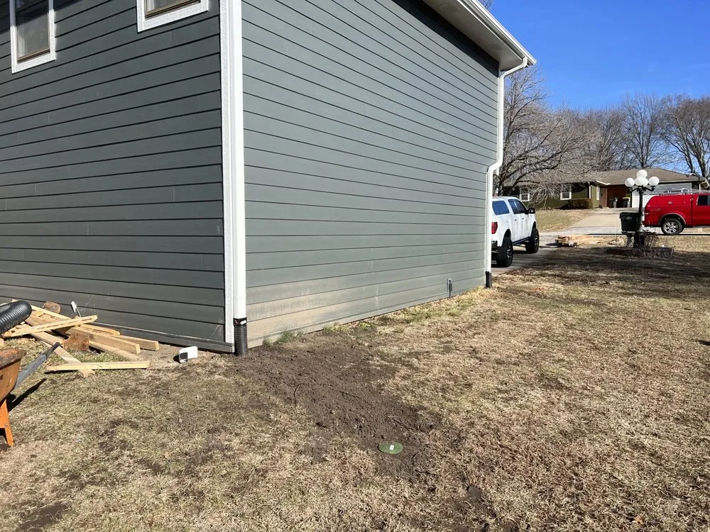 Affordable landscape installation for homes in Tonganoxie, KS by Sabutis Outdoor services