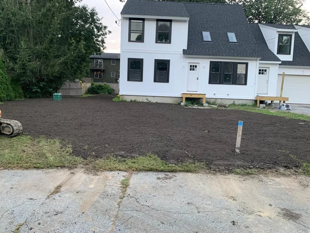 Custom yard maintenance for residential properties across Coventry, RI - Saccoccia's Construction